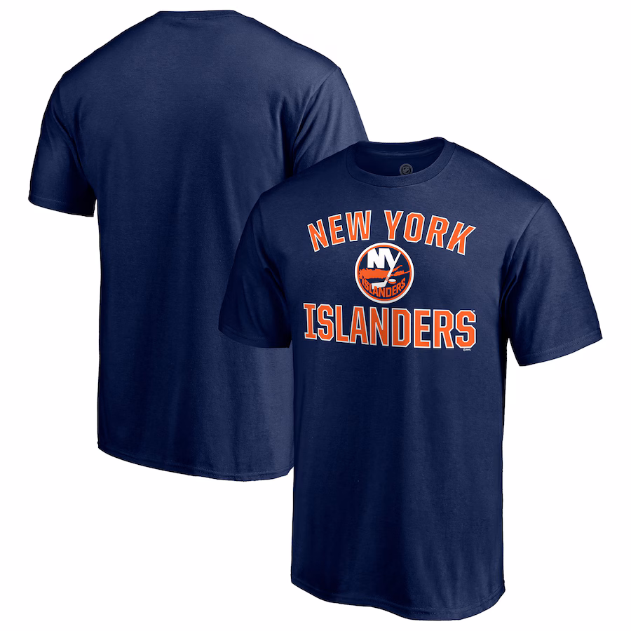 Men's New York Islanders Navy Special Edition Victory Arch T-Shirt - Puhuasuan