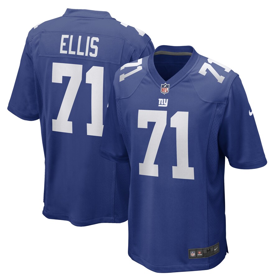 Men's New York Giants Justin Ellis Nike Royal Game Player Jersey - Puhuasuan
