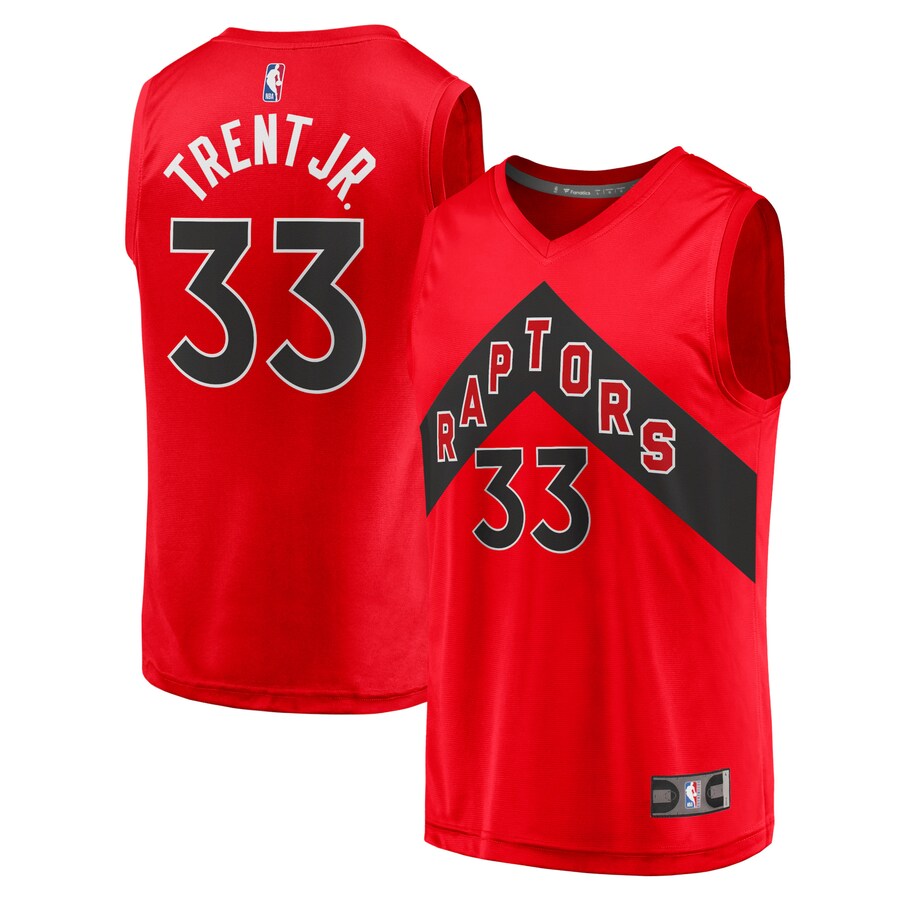 Youth Toronto Raptors Gary Trent Jr. Fanatics Red Fast Break Replica Jersey - Icon Edition - Puhuasuan