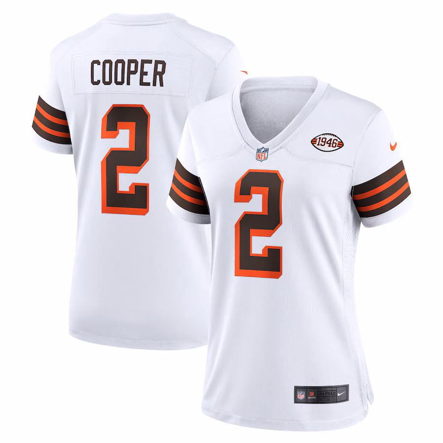 Women's Cleveland Browns Amari Cooper Nike White Alternate Game Jersey - Puhuasuan