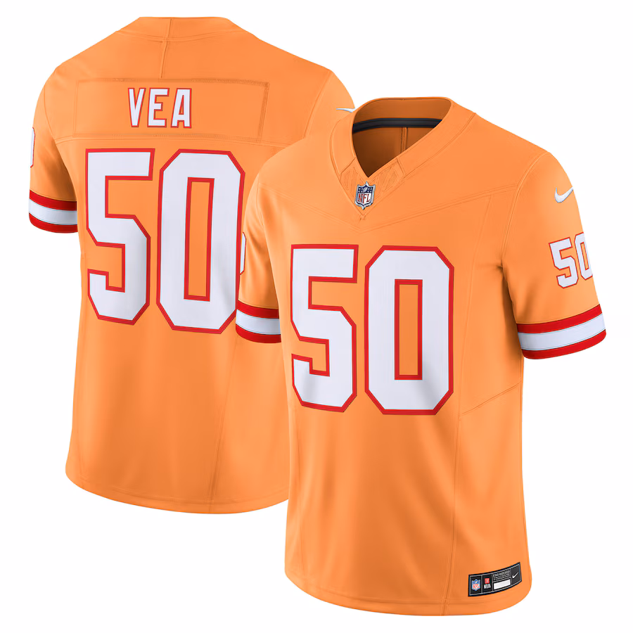 Men's Tampa Bay Buccaneers Vita Vea Nike Orange Vapor F.U.S.E. Limited Jersey - Puhuasuan