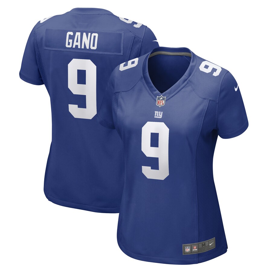 Women's New York Giants Graham Gano Nike Royal Team Game Player Jersey - Puhuasuan