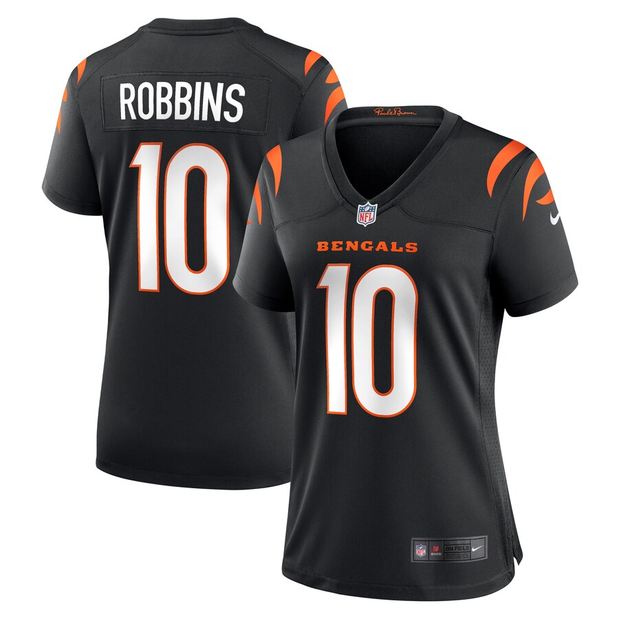 Women's Cincinnati Bengals Brad Robbins Nike  Black Team Game Jersey - Puhuasuan
