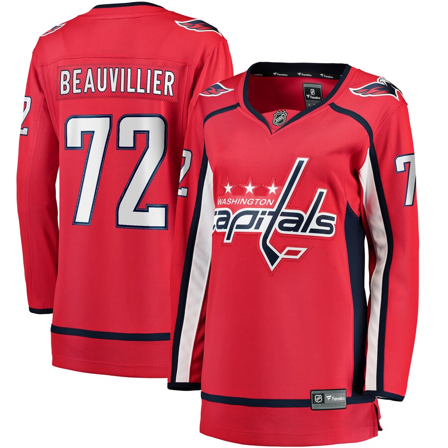 Women's Washington Capitals Anthony Beauvillier Fanatics Red Home Breakaway Player Jersey - Puhuasuan