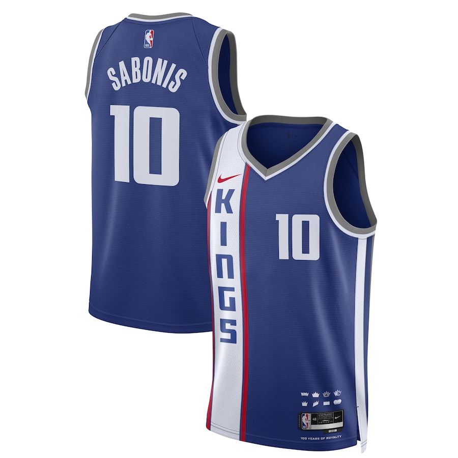 Unisex Sacramento Kings Domantas Sabonis Nike Blue 2023/24 Swingman Jersey - City Edition - Puhuasuan