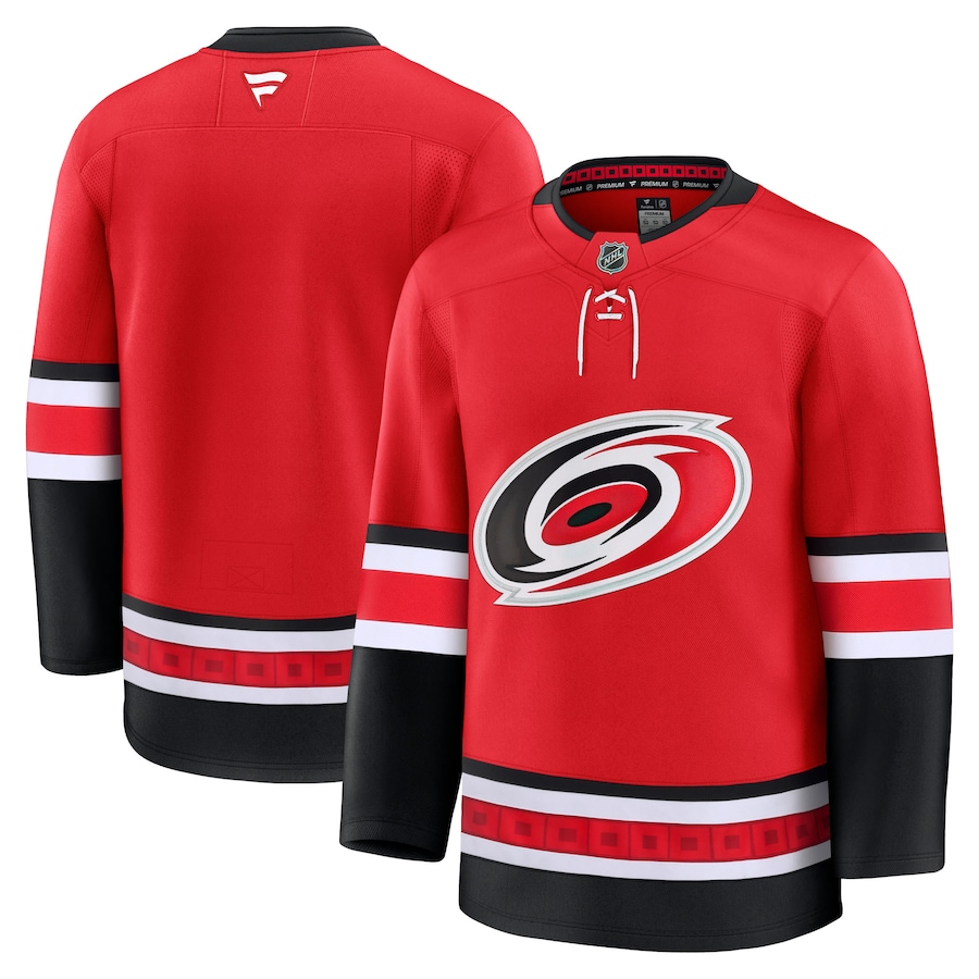 Men's Carolina Hurricanes Fanatics Red Alternate Premium Jersey - Puhuasuan