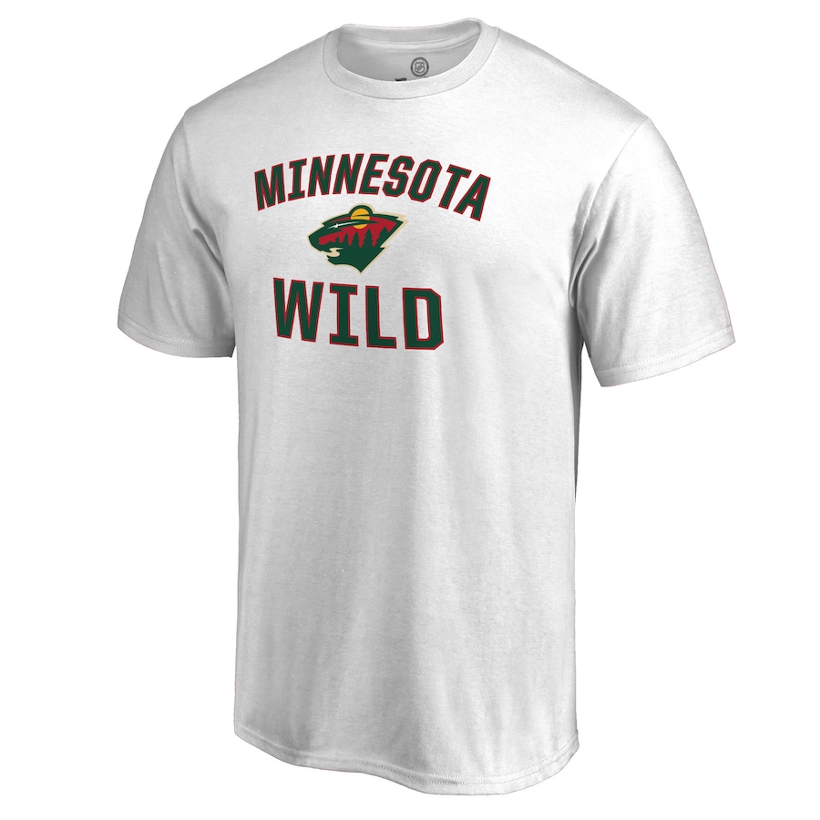 Men's Minnesota Wild Victory Arch White T-Shirt - Puhuasuan