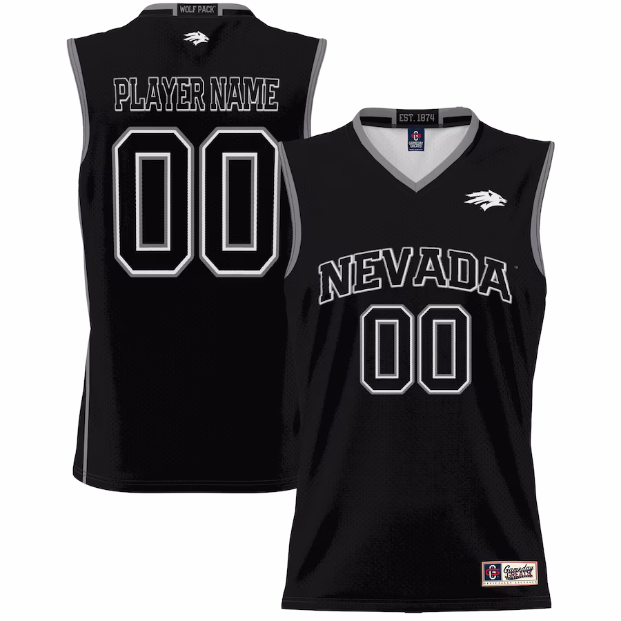 Nevada Wolf Pack GameDay Greats Youth NIL Pick-A-Player Lightweight Basketball Jersey - Black - Puhuasuan