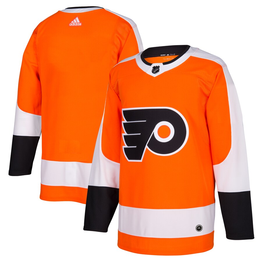 Men's Philadelphia Flyers adidas Orange Home Authentic Blank Jersey - Puhuasuan
