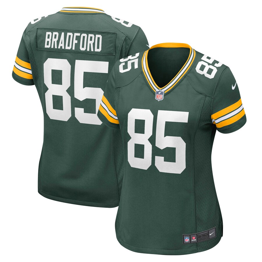 Women's Green Bay Packers Corey Bradford Nike Green Retired Player Jersey - Puhuasuan