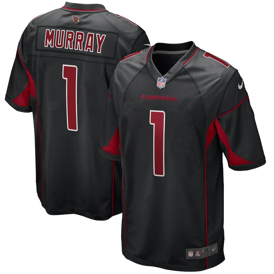 Men's Arizona Cardinals Kyler Murray Nike Black 2nd Alternate Game Jersey - Puhuasuan