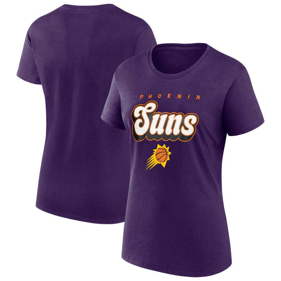 Women's Phoenix Suns  Fanatics Dark Purple T-Shirt - Puhuasuan
