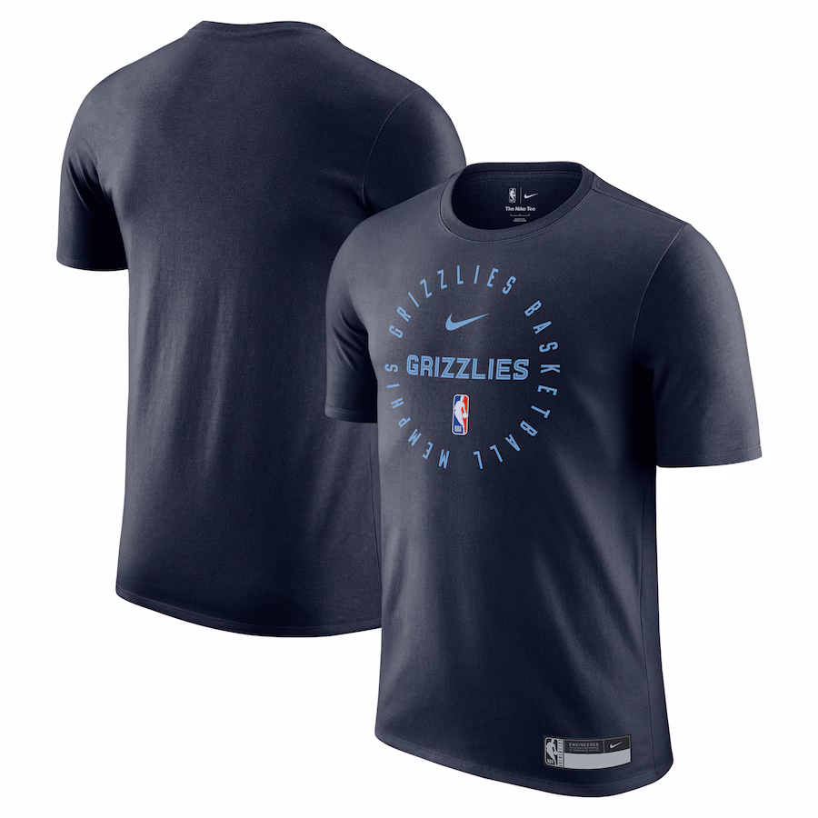 Men's Memphis Grizzlies Nike Navy 2024/25 Legend On-Court Practice Performance T-Shirt - Puhuasuan