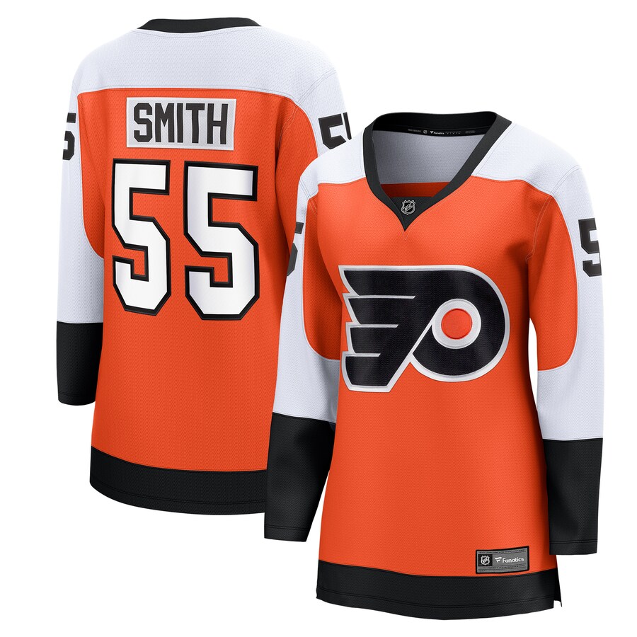 Women's Philadelphia Flyers Givani Smith Fanatics Orange Home Breakaway Player Jersey - Puhuasuan
