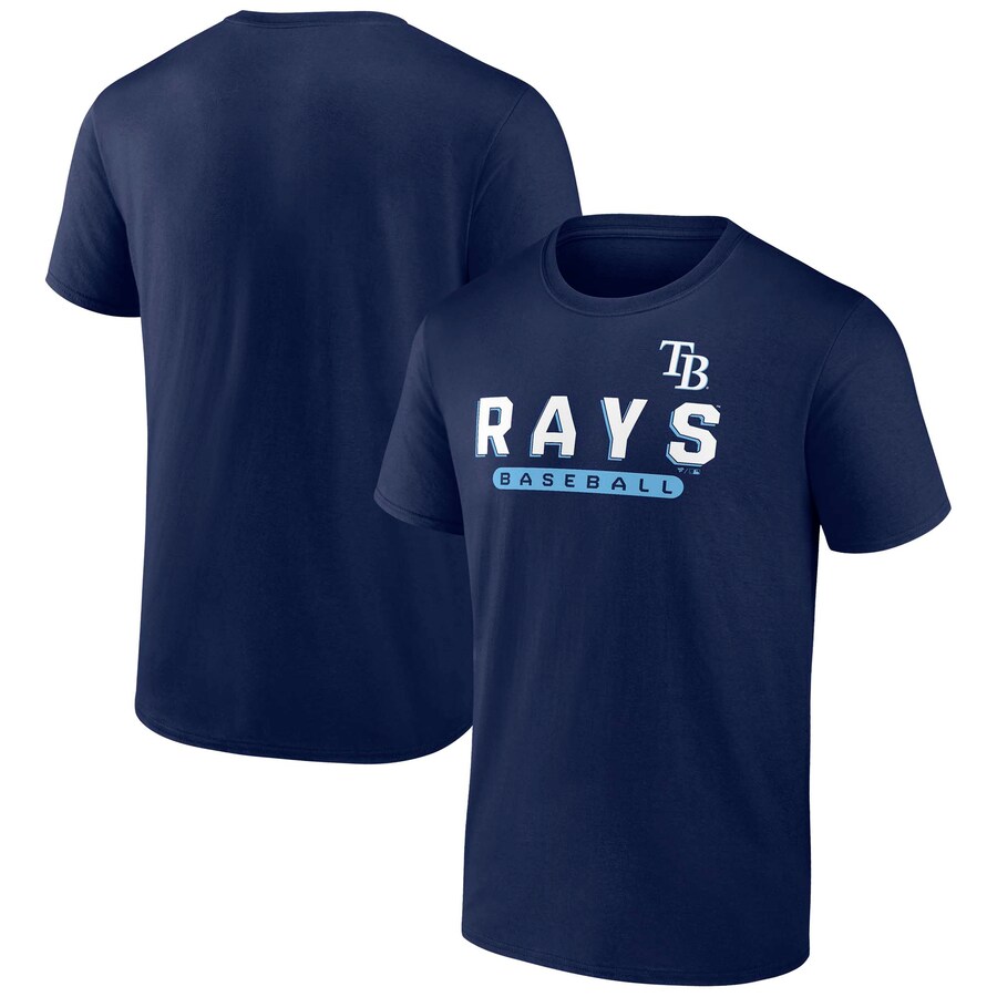 Men's Tampa Bay Rays Fanatics Navy Team T-Shirt - Puhuasuan