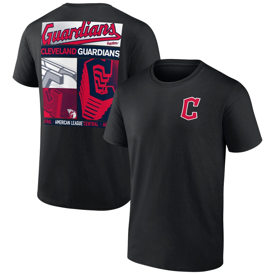 Men's Cleveland Guardians Black In Good Graces T-Shirt - Puhuasuan