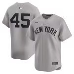 Men's New York Yankees Gerrit Cole Nike Gray Away Limited Player Jersey - Puhuasuan
