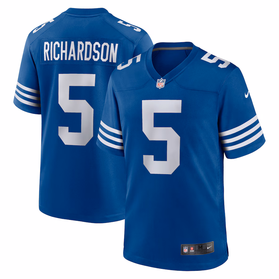 Men's Indianapolis Colts Anthony Richardson Nike Royal Alternate Game Jersey - Puhuasuan