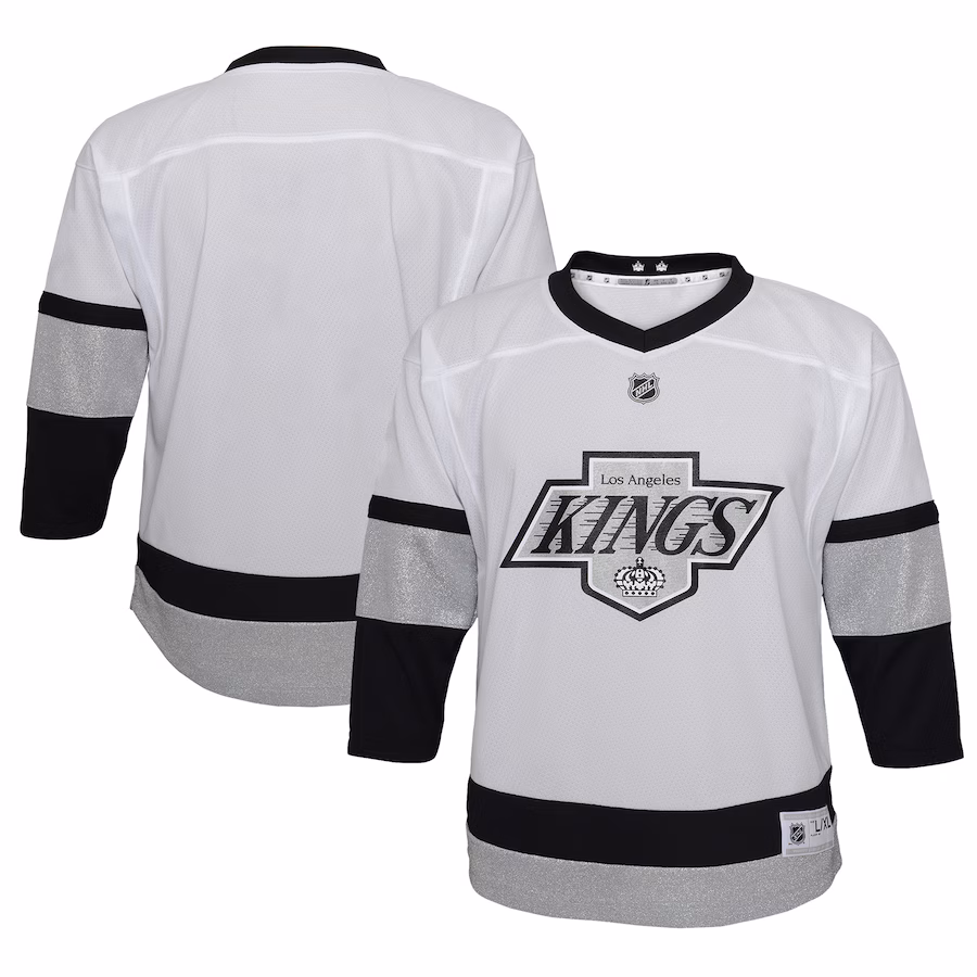 Youth Los Angeles Kings White 2021/22 Alternate Replica Jersey - Puhuasuan
