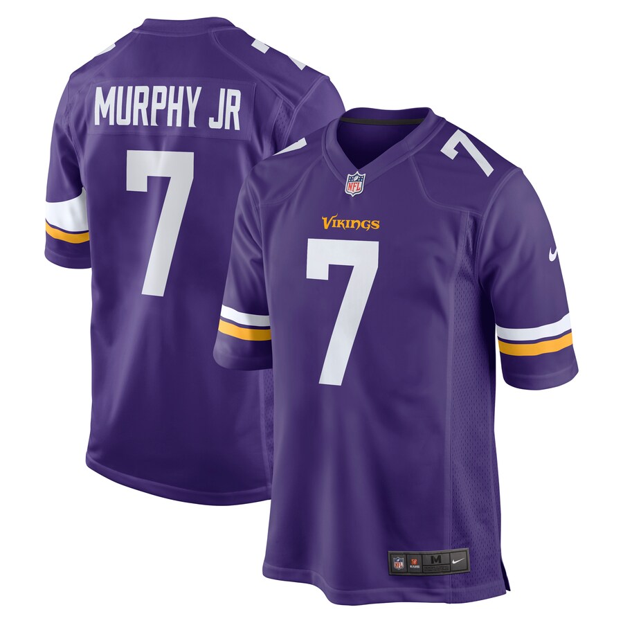 Men's Minnesota Vikings Byron Murphy Jr. Nike Purple Game Jersey - Puhuasuan