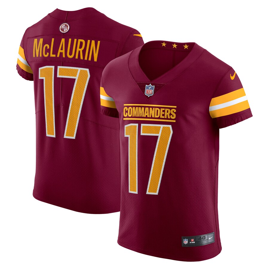 Men's Washington Commanders Terry McLaurin Nike Burgundy Vapor Elite Jersey - Puhuasuan