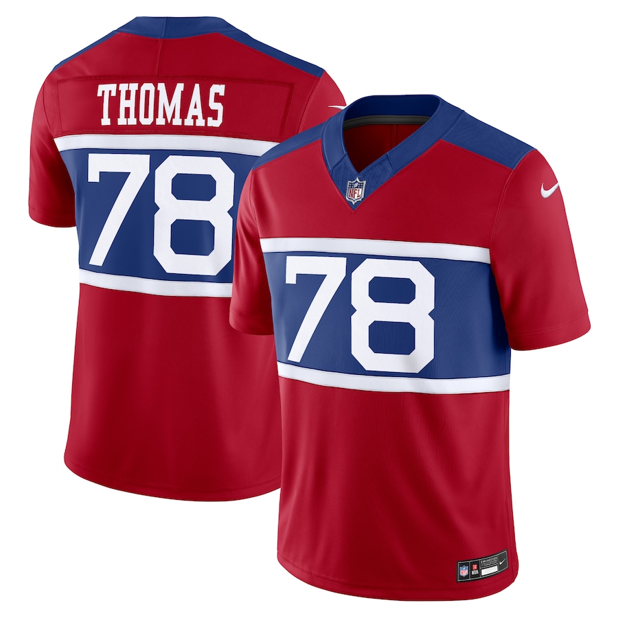 Men's New York Giants Andrew Thomas Nike Century Red Alternate Vapor F.U.S.E. Limited Jersey - Puhuasuan
