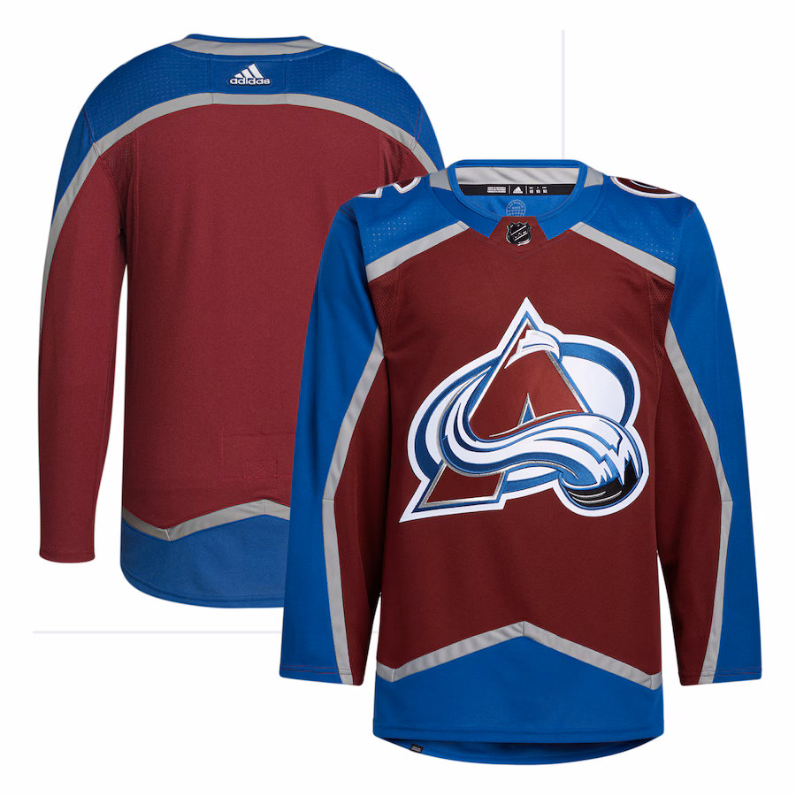 Men's Colorado Avalanche adidas Burgundy Home Primegreen Authentic Jersey - Puhuasuan