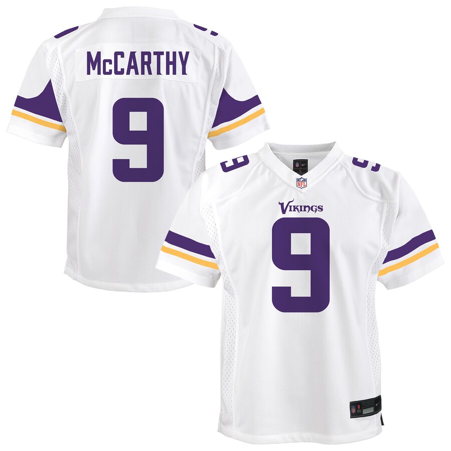 Youth Minnesota Vikings J.J. McCarthy Nike White Game Jersey - Puhuasuan