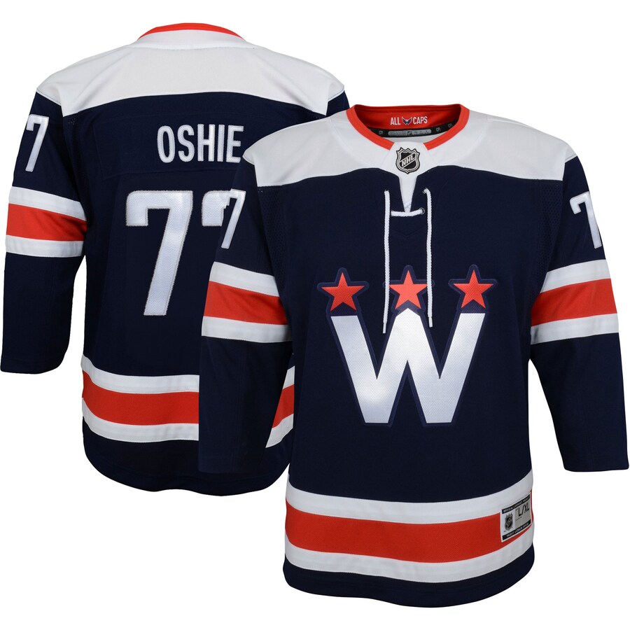 Youth Washington Capitals TJ Oshie Navy Alternate Premier Player Jersey - Puhuasuan