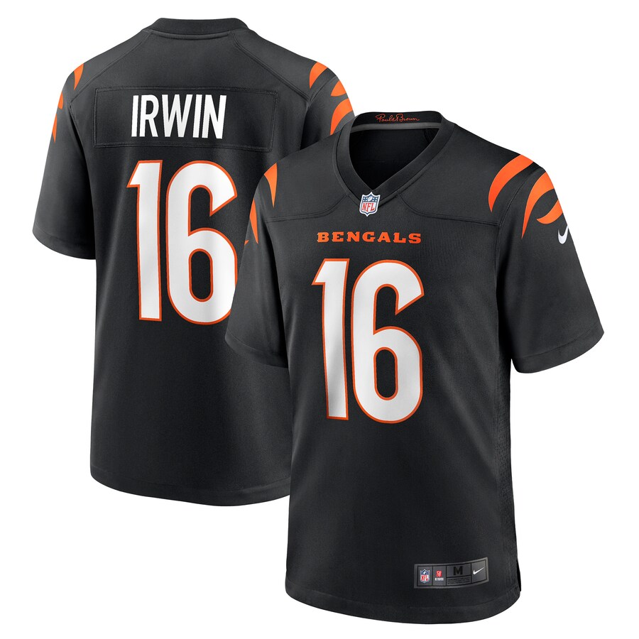 Men's Cincinnati Bengals Trenton Irwin Nike Black Game Player Jersey - Puhuasuan