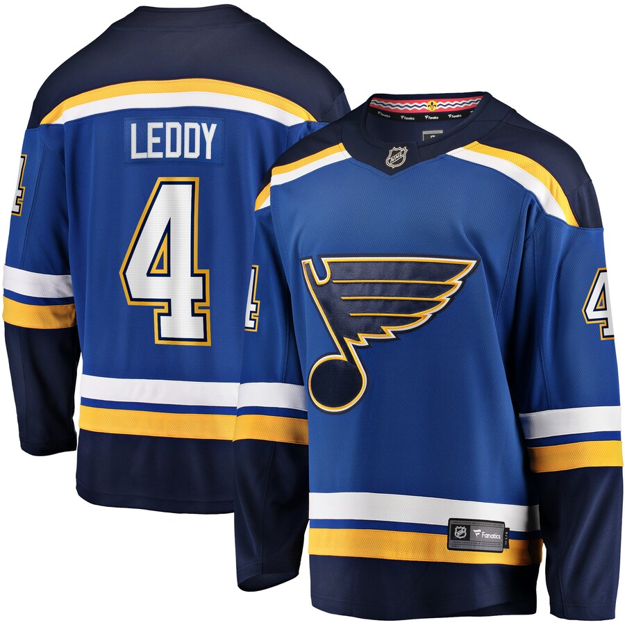 Men's St. Louis Blues Nick Leddy Fanatics Branded Blue Home Breakaway Player Jersey - Puhuasuan