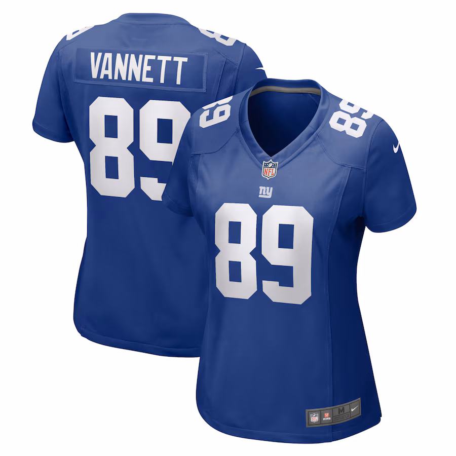 Women's New York Giants Nick Vannett Nike Royal Home Game Player Jersey - Puhuasuan