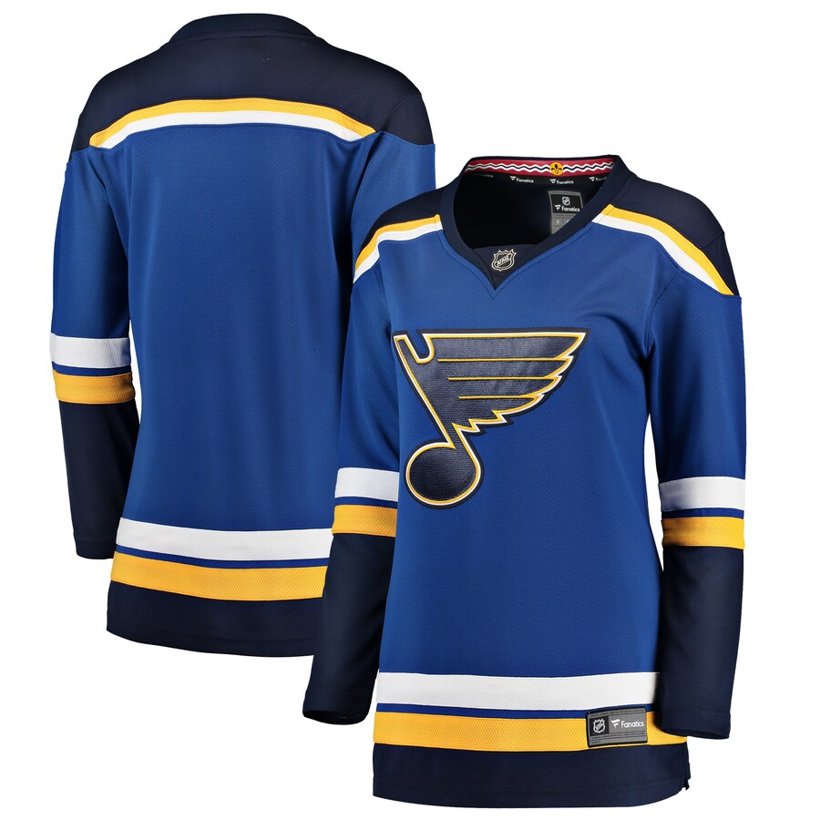Women's St. Louis Blues Fanatics Branded Blue Breakaway Home Jersey - Puhuasuan