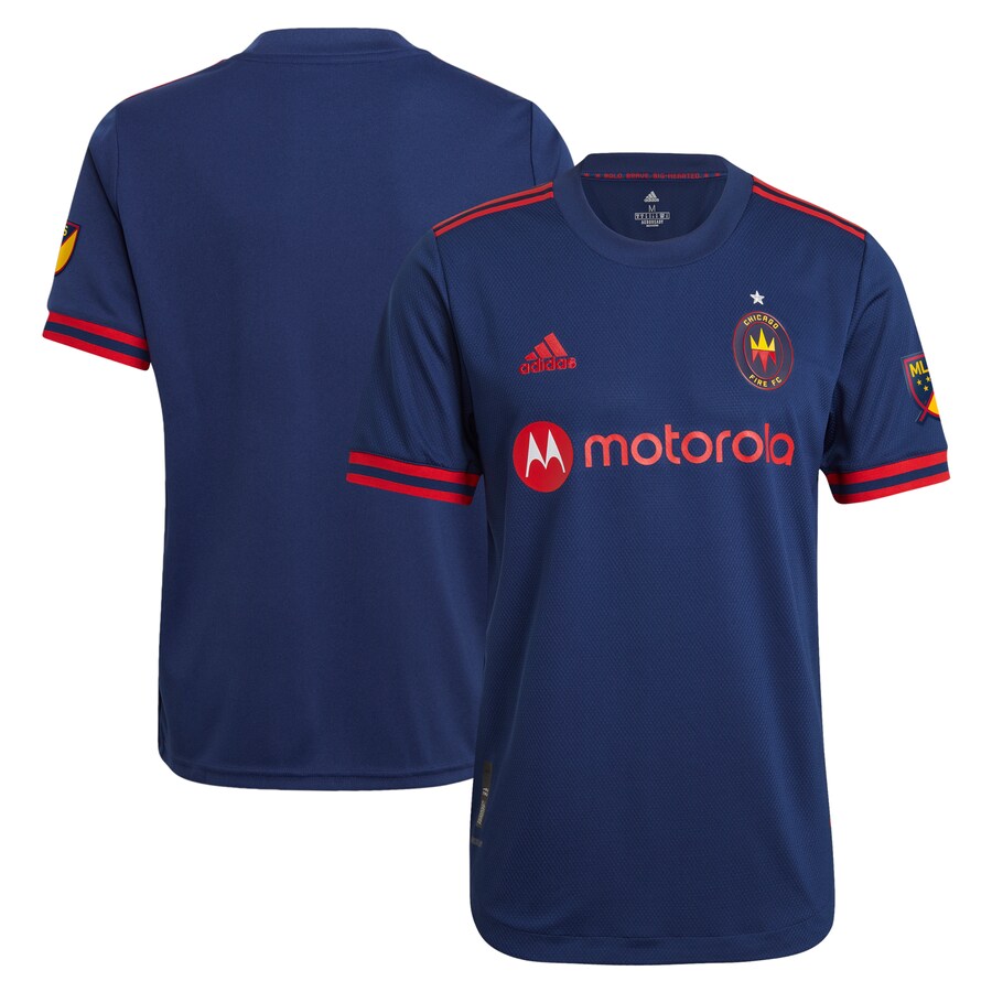 Men's Chicago Fire adidas Navy 2021 Primary Replica Jersey - Puhuasuan