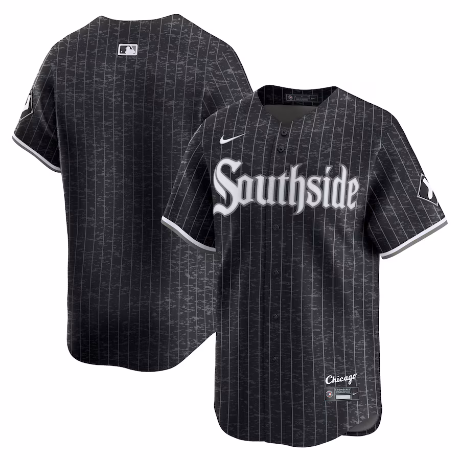 Men's Chicago White Sox  Nike Black City Connect Limited Jersey - Puhuasuan