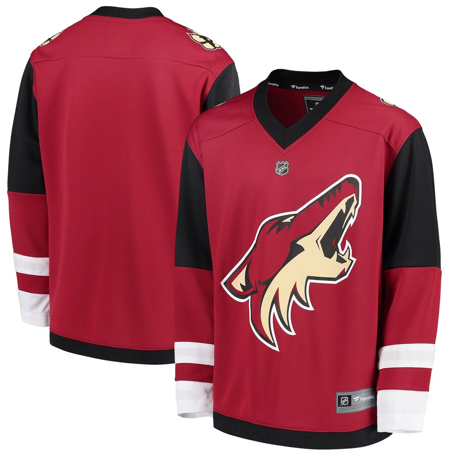 Youth Arizona Coyotes Fanatics Branded Red Home Replica Blank Jersey - Puhuasuan