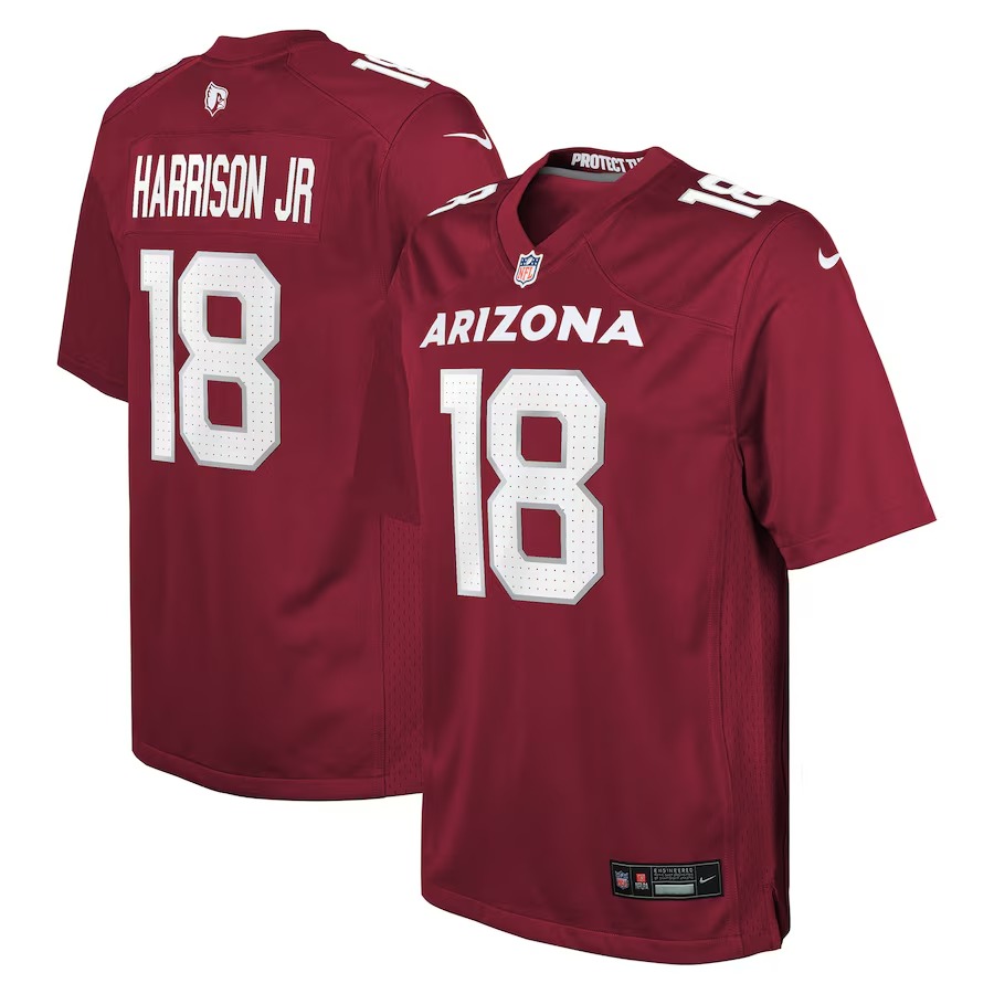 Youth Arizona Cardinals Marvin Harrison Jr. Nike Cardinal Game Jersey - Puhuasuan