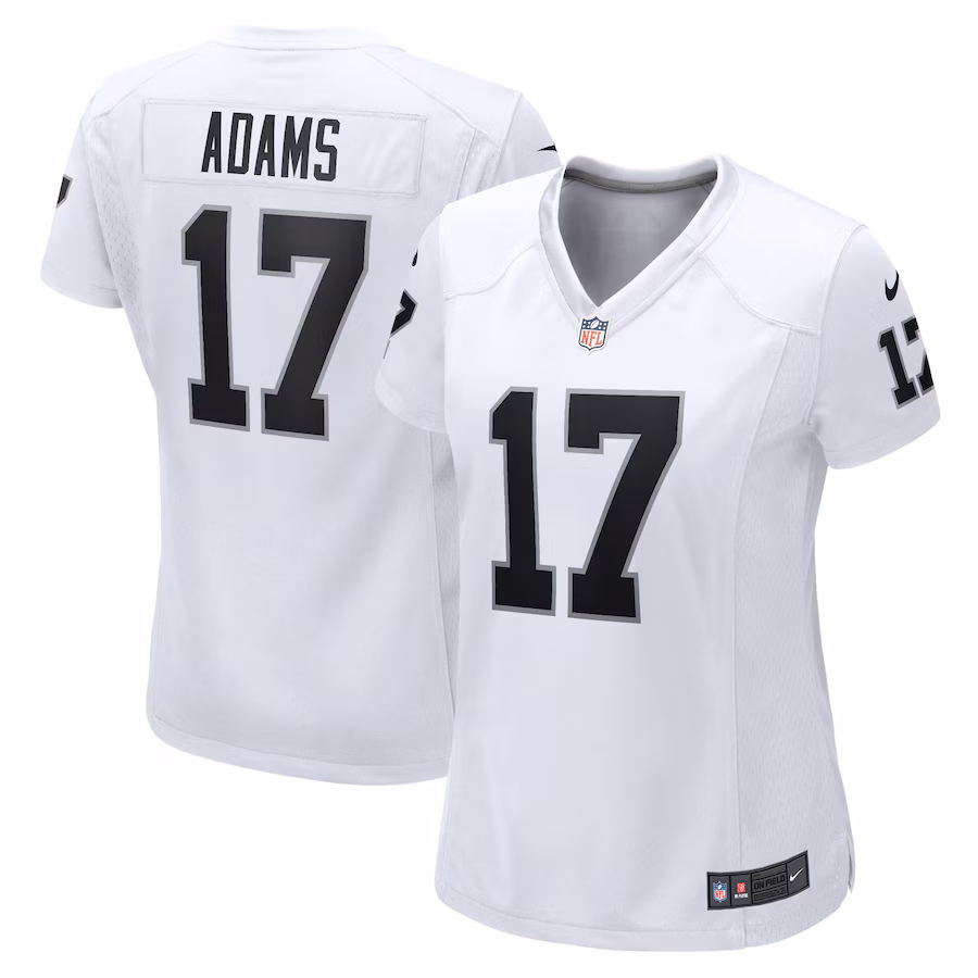 Women's Las Vegas Raiders Davante Adams Nike White Player Jersey - Puhuasuan