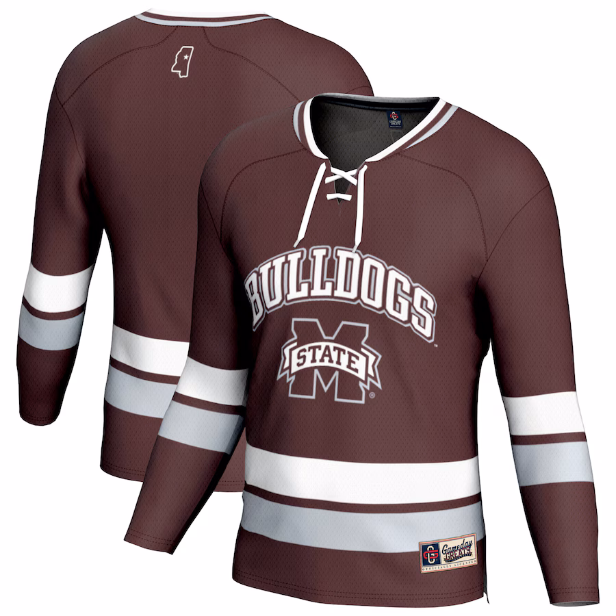 Unisex GameDay Greats Maroon Mississippi State Bulldogs Spirit Hockey Jersey - Puhuasuan