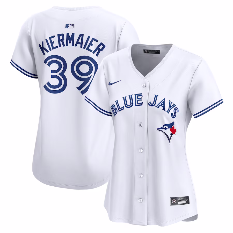 Women's Toronto Blue Jays Kevin Kiermaier Nike White Home Limited Player Jersey - Puhuasuan