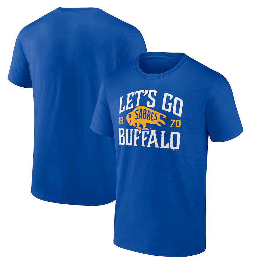 Men's Buffalo Sabres Royal Proclamation T-Shirt - Puhuasuan