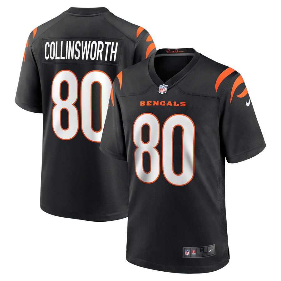 Men's Cincinnati Bengals Cris Collinsworth Nike Black Team Retired Player Game Jersey - Puhuasuan