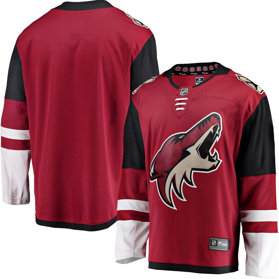 Men's Arizona Coyotes Fanatics Branded Red Breakaway Home Jersey - Puhuasuan
