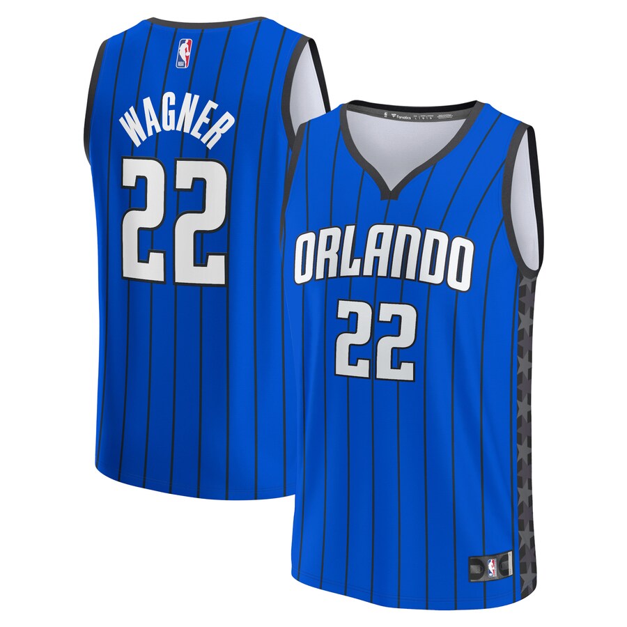 Men's Orlando Magic Franz Wagner Fanatics Blue Fast Break Replica Player Jersey - Statement Edition - Puhuasuan