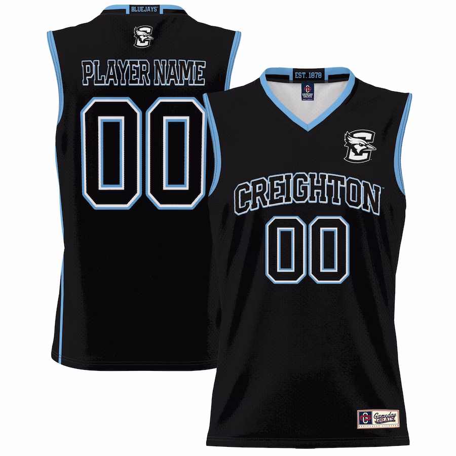 Creighton Bluejays GameDay Greats Youth NIL Pick-A-Player Lightweight Women's Basketball Jersey - Black - Puhuasuan