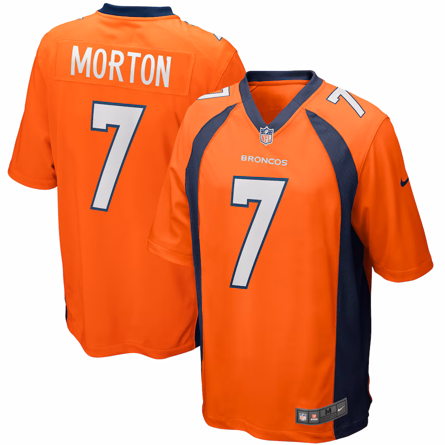 Men's Denver Broncos Craig Morton Nike Orange Game Retired Player Jersey - Puhuasuan