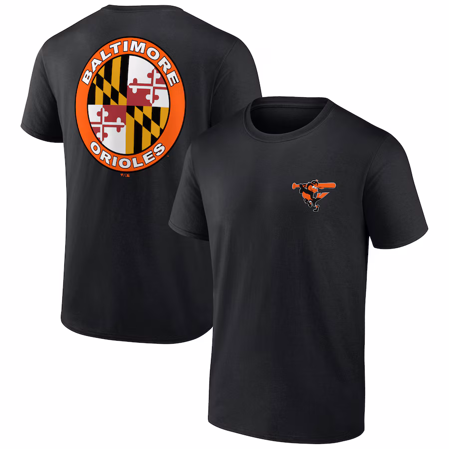 Men's Baltimore Orioles Black Bring It T-Shirt - Puhuasuan