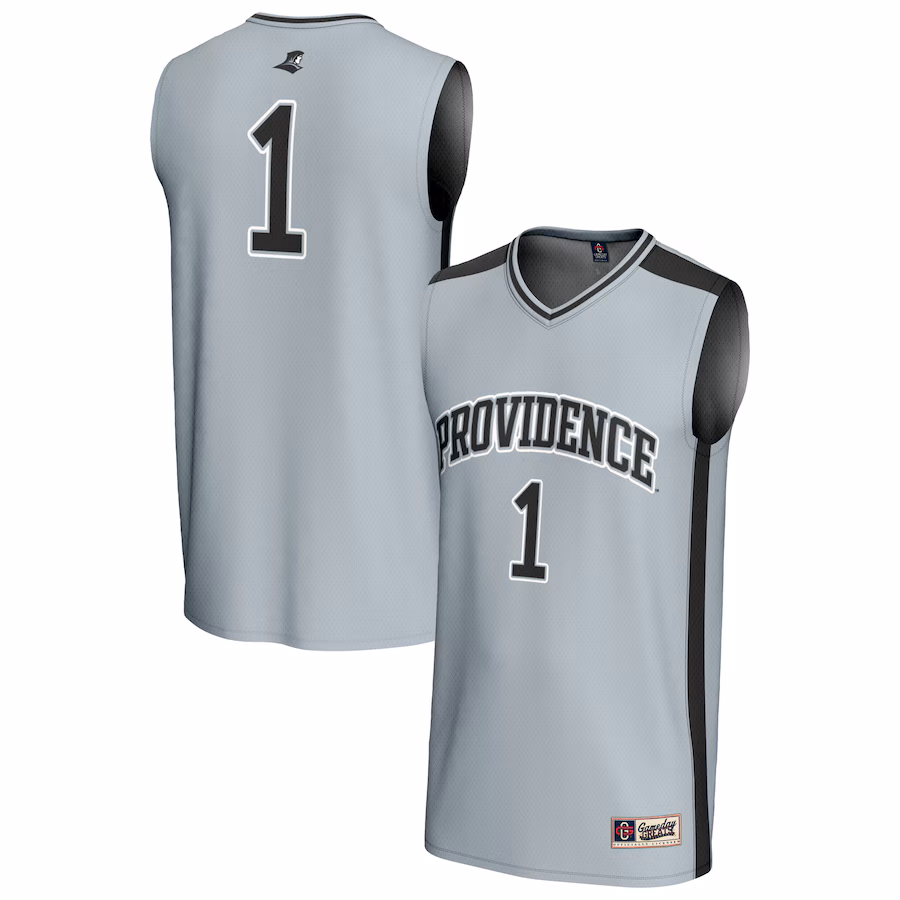 Unisex GameDay Greats #1 Silver Providence Friars Lightweight Basketball Fashion Jersey - Puhuasuan