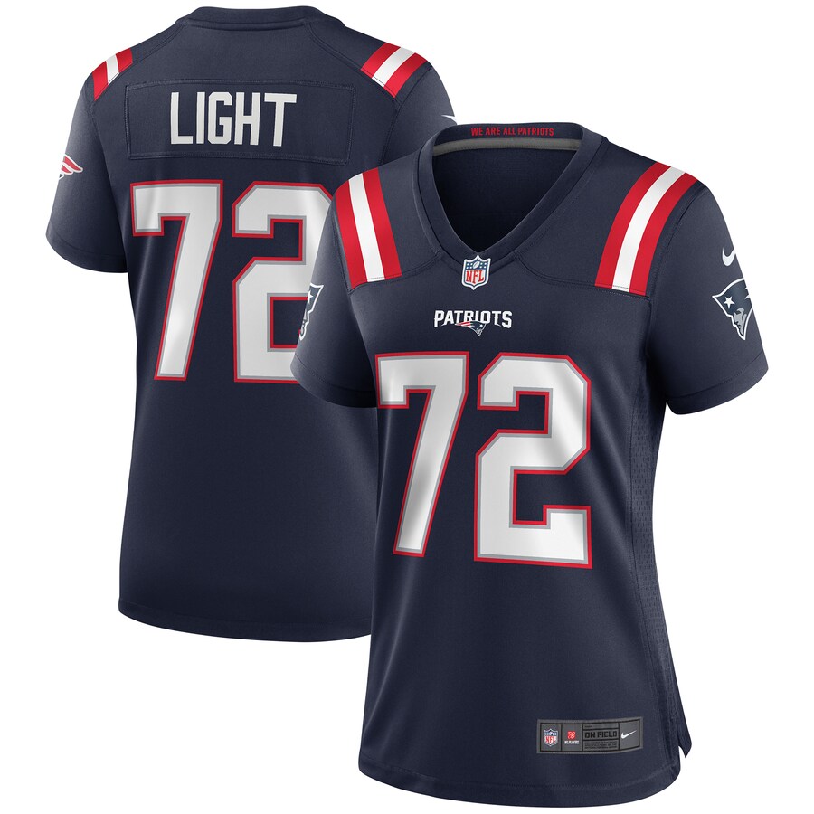 Women's New England Patriots Matt Light Nike Navy Game Retired Player Jersey - Puhuasuan