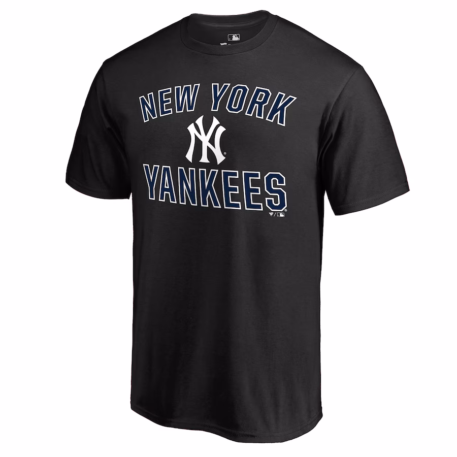 Men's New York Yankees Black Team Victory Arch T-Shirt - Puhuasuan